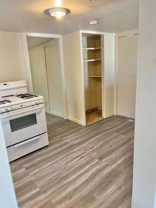 Kitchen with picture of pantry