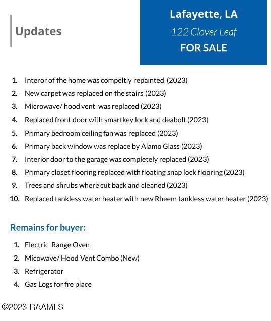 Updates