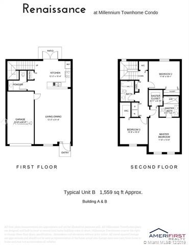 Approx. 1,560+ SQ Ft (corner units vary) Available