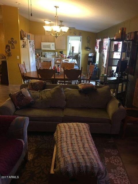 Family Room view to Kitchen