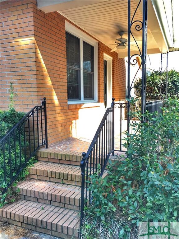 Side entrance to the front porch.