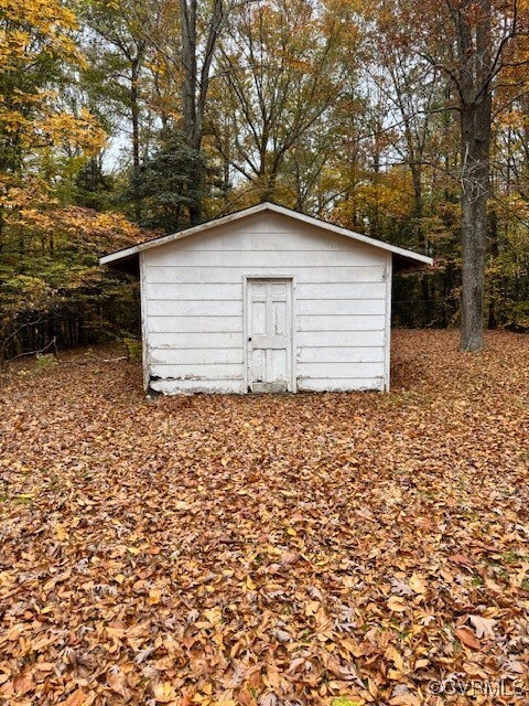 View of outdoor structure