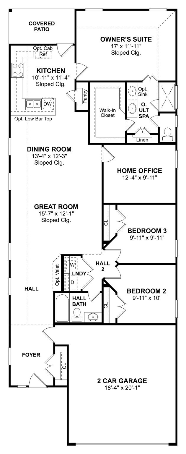 The Leopold floor plan by K. Hovnanian® Homes. 1st