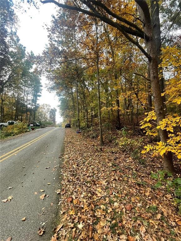View of asphalt street