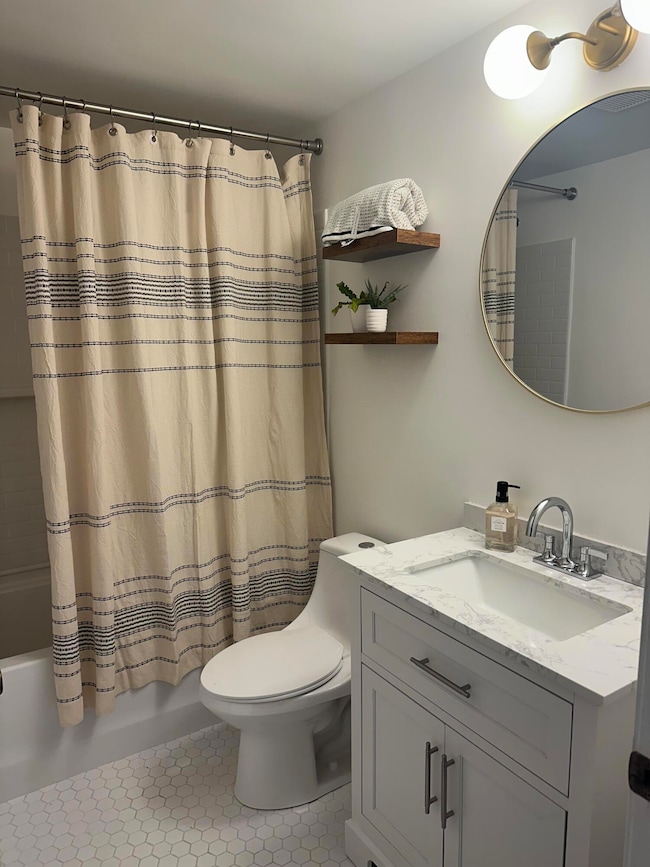 redone bathroom