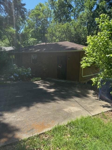 View of front of property featuring driveway