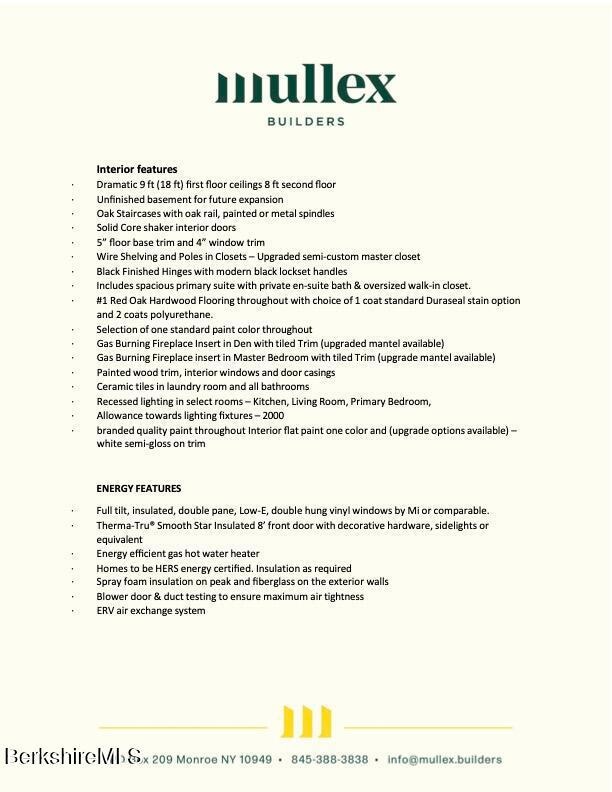 Spec Sheet