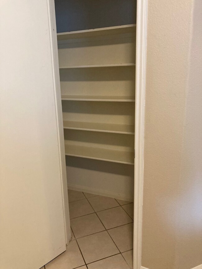 large corner pantry with lots of room