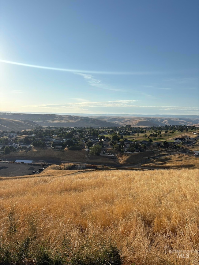 Aerial view of sparsely populated area