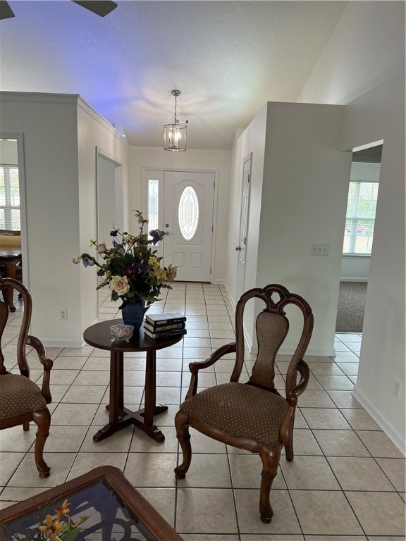 Living room and foyer