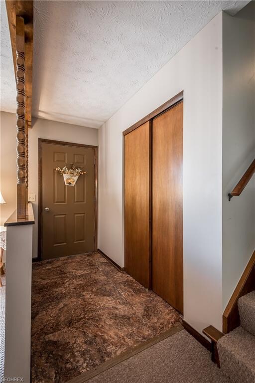 Foyer with double closet