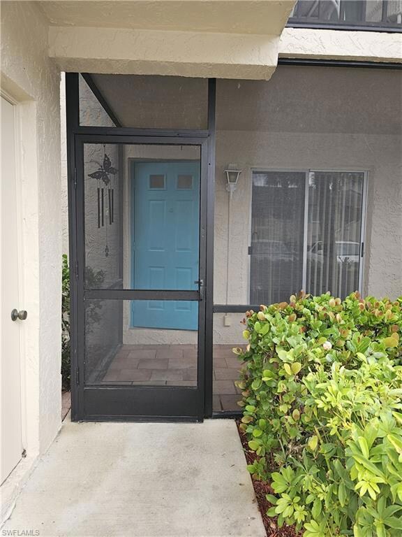 View of exterior entry