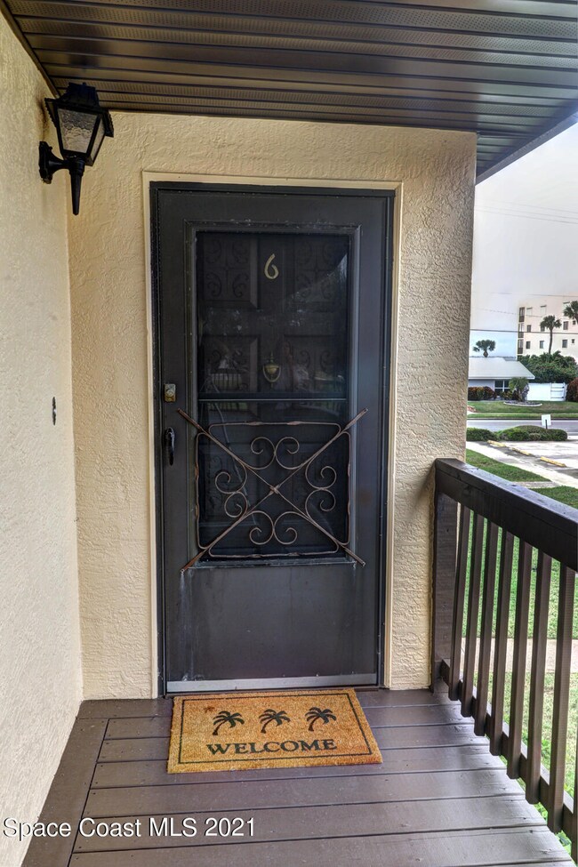 Front Door to End Unit