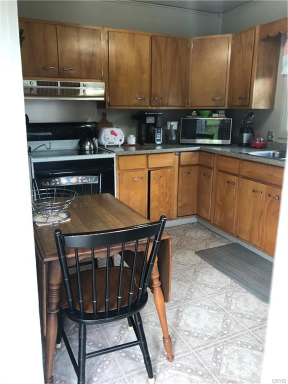 Eat-in kitchen (can fit a table with 4 chairs)