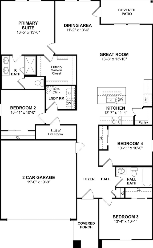 The Goldenrod II floor plan by K. Hovnanian Homes.