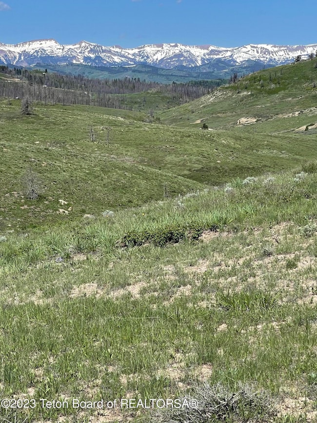 Western view of wyoming range