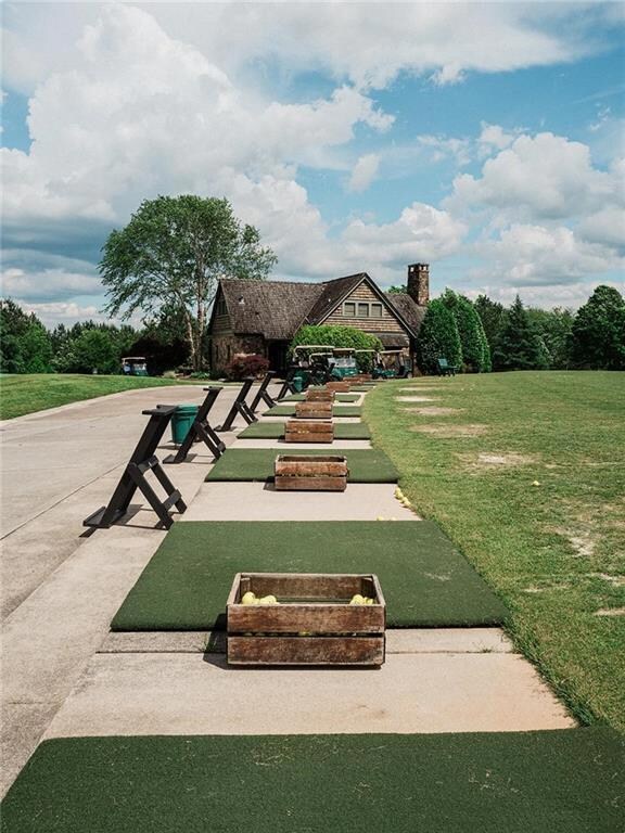 Surrounding community featuring a lawn