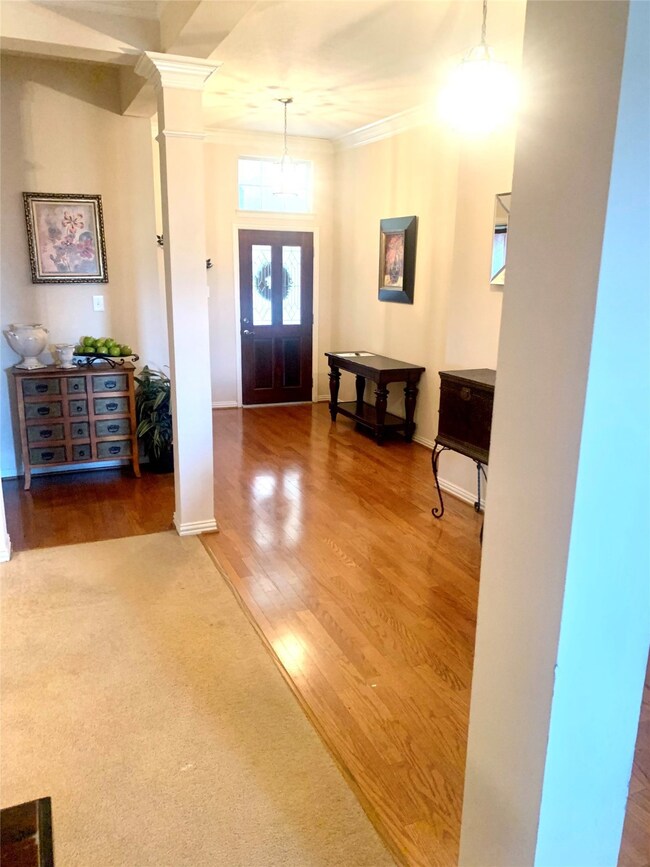 Wide and welcoming foyer
