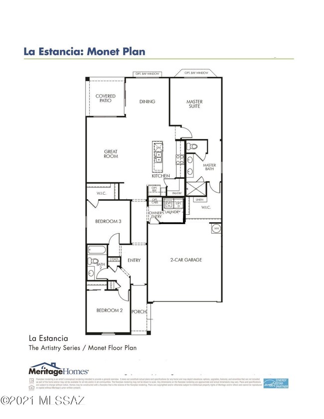 Floor Plan 1630 sqft- La Estancia - Mone