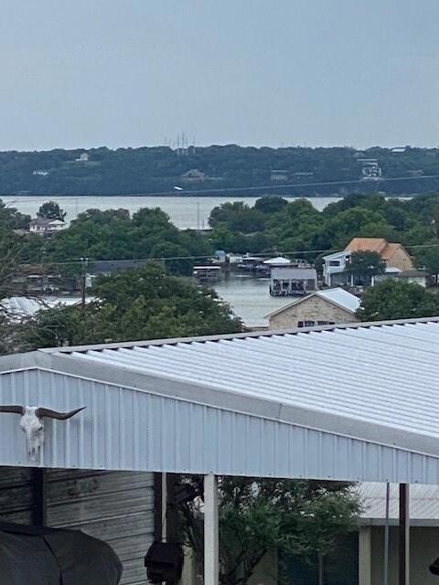 View from upstairs balcony