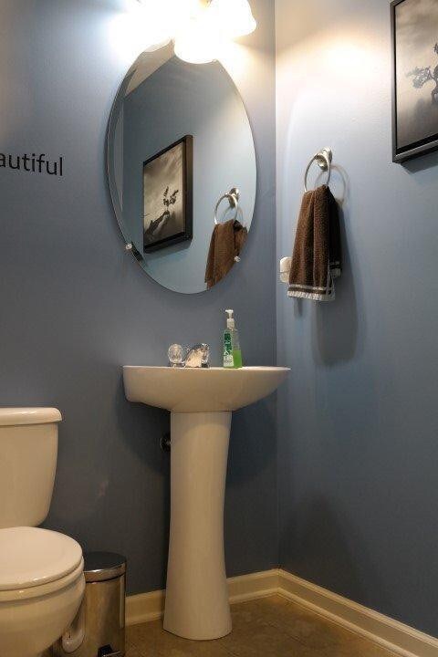 Half bath on main level