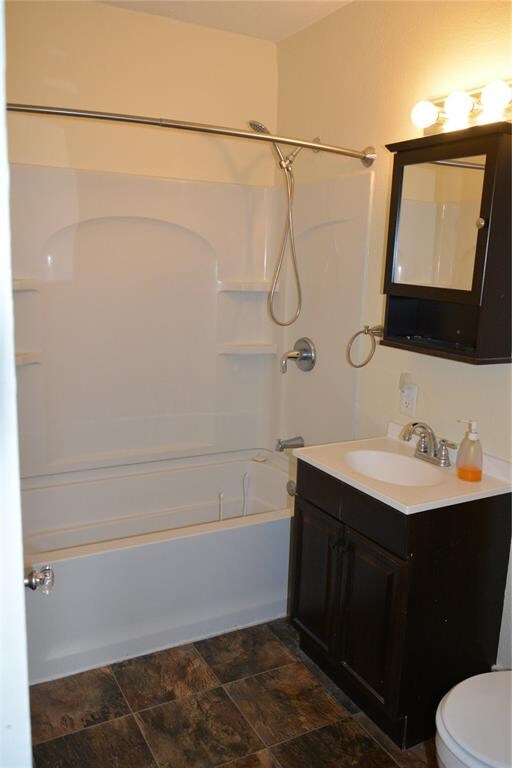 The bath is cute, too, recently remodeled.