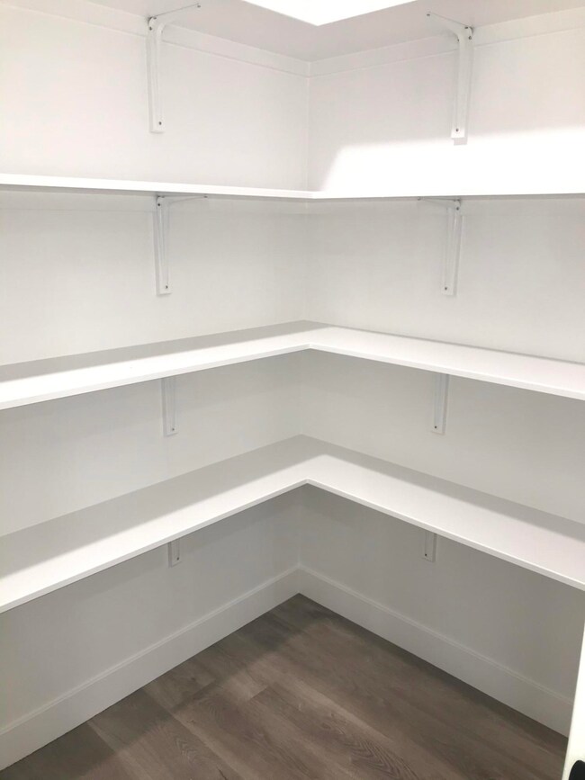 Spacious pantry