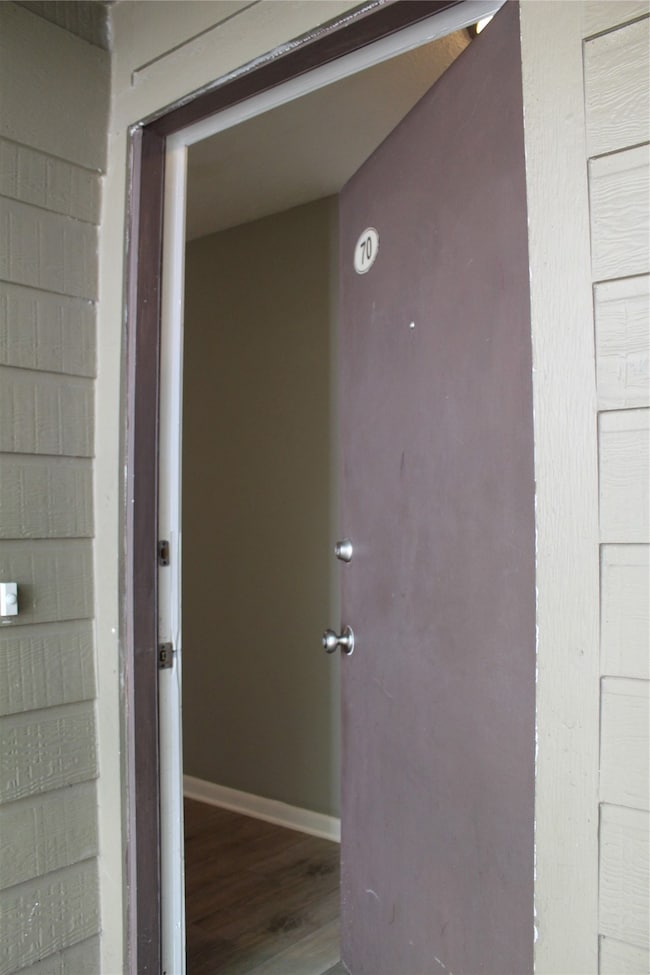 Front door from landing