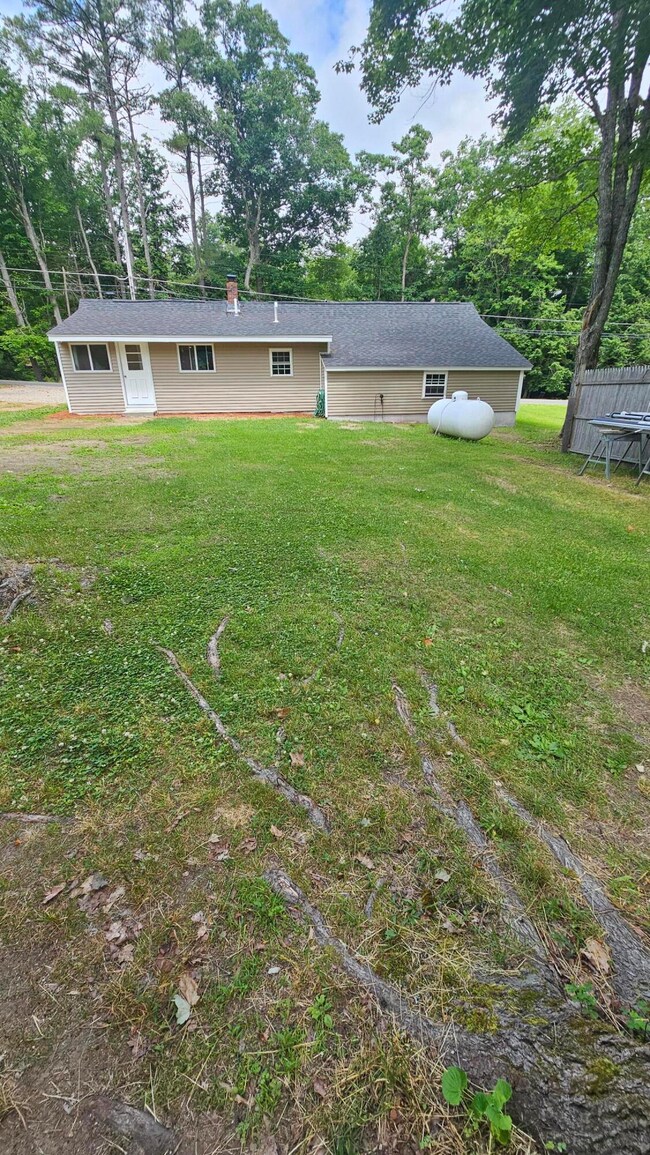 Large back yard