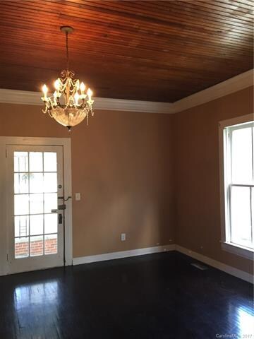 Living room w amazing original bead board clg
