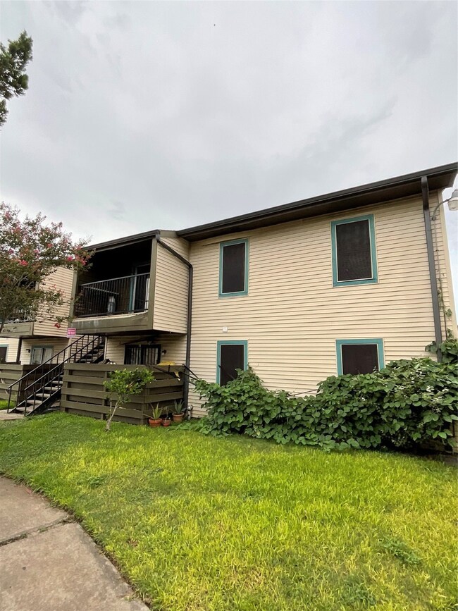 Outside view of upstairs unit