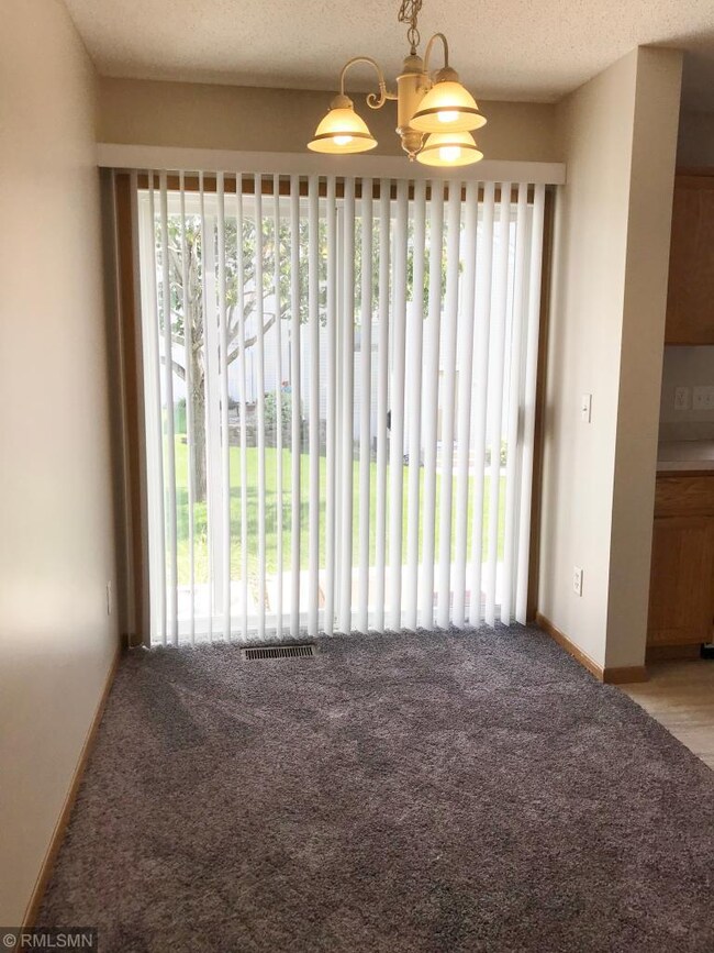 Slider off the kitchen to patio