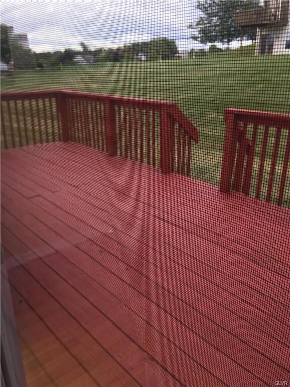 Extended Deck area off kitchen nook