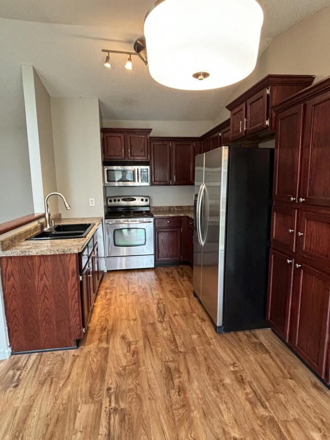 Kitchen with New Flooring