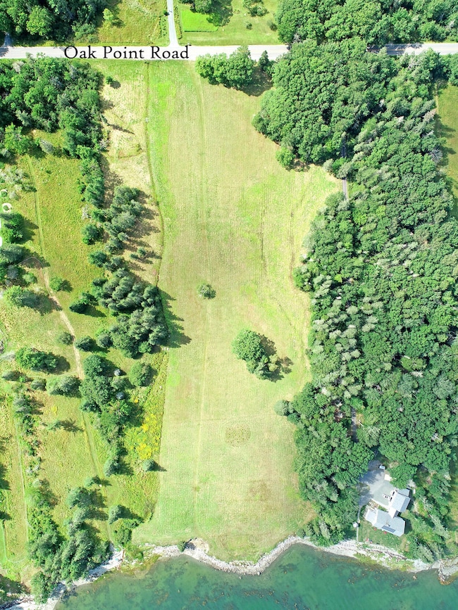 Aerial Field Overhead, label