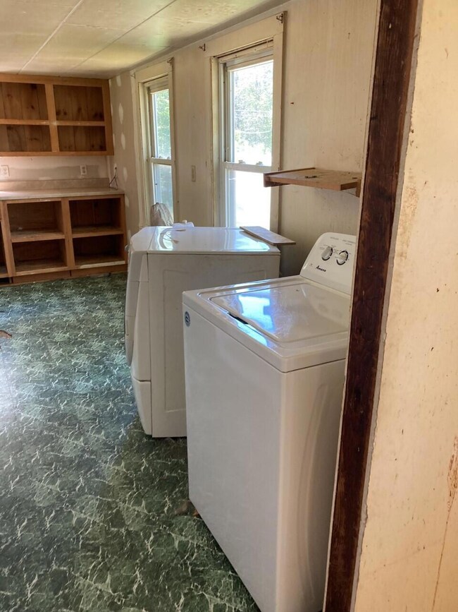 Laundry on first floor