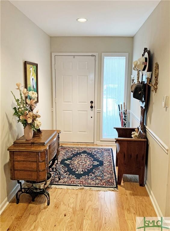 Bright and inviting Front Entry