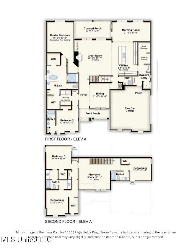 13866 High Fields Way - floor plan