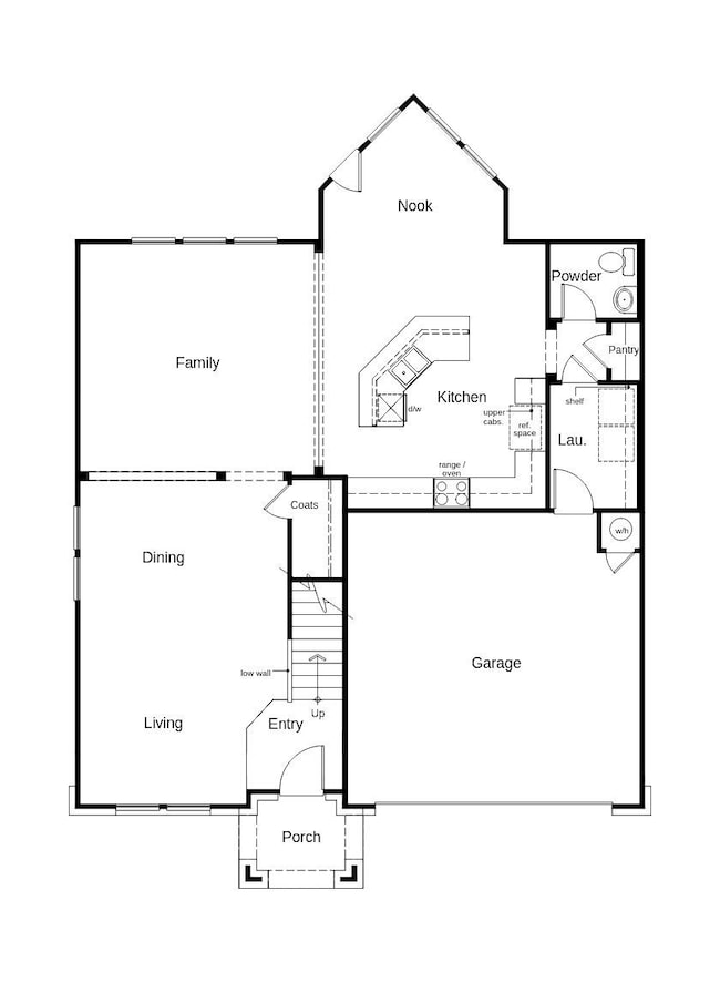 This floor plan features 3 bedrooms, 2 full baths, 1 half bath and over 2,700 square feet of living space.