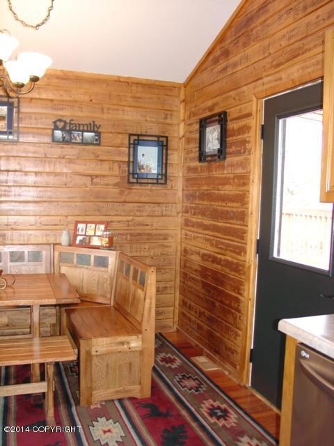 dining area & back door