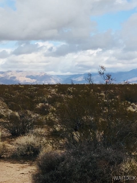 View of landscape featuring a mountain view