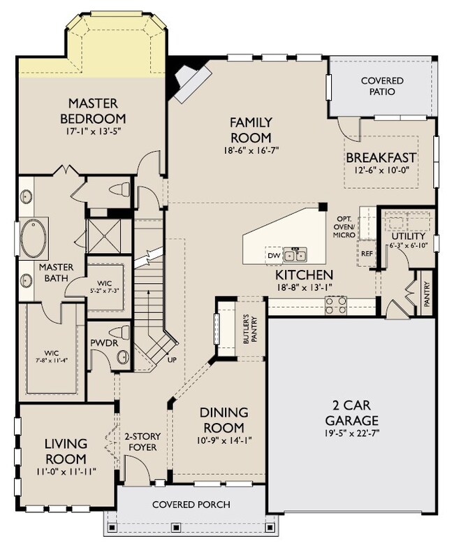The Bethany floorplan provides over 3,500 square feet of living space. Downstairs you will find the formal dining, study, family room, kitchen and master suite.