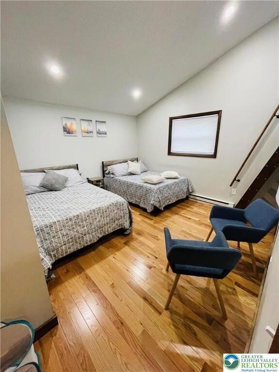 Second floor bedroom with reading nook