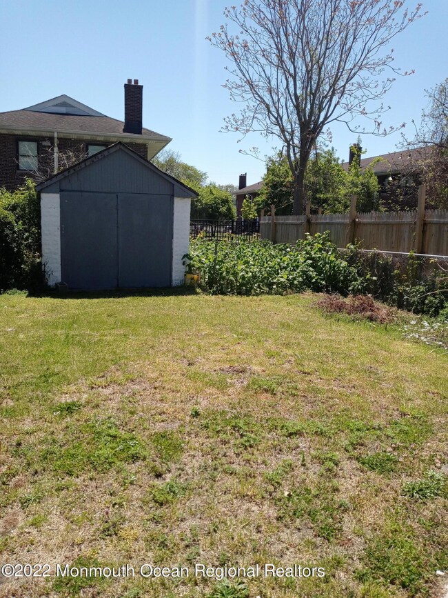 Backyard and shed