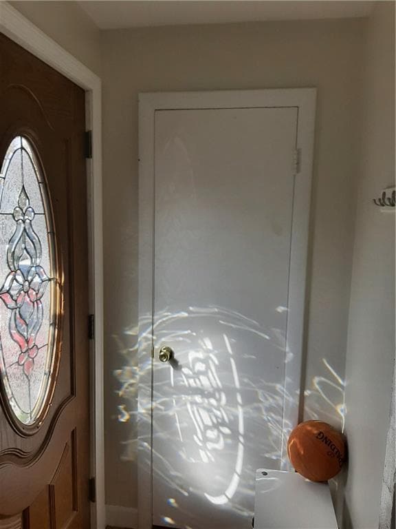 Front Entry with coat closet