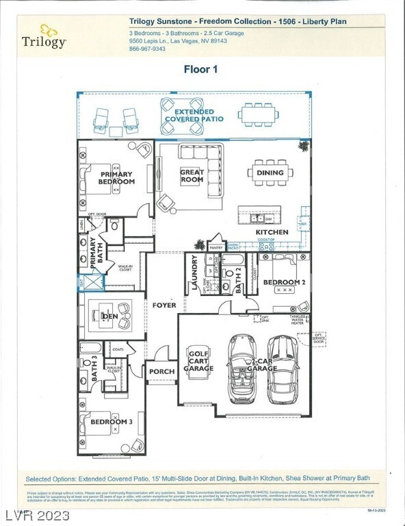 Liberty Floor Plan