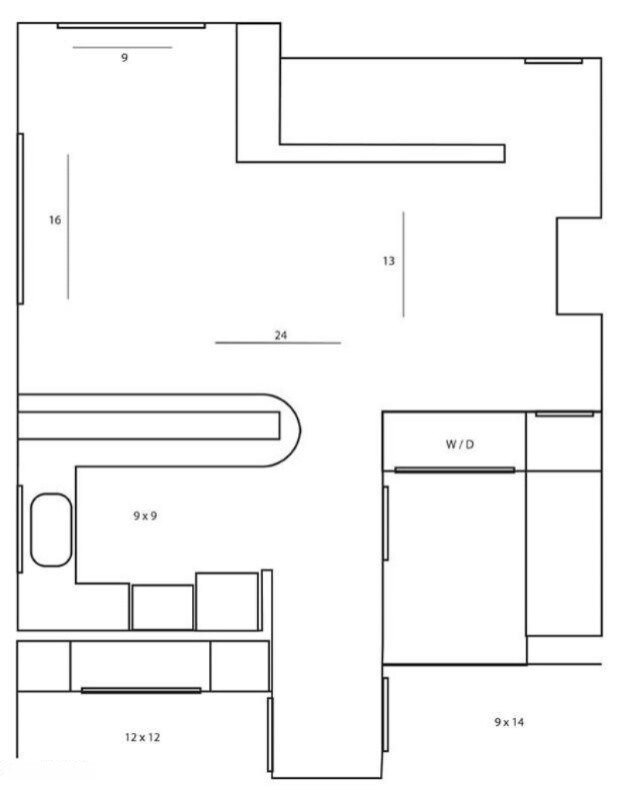 1 6013 floor plan drawing