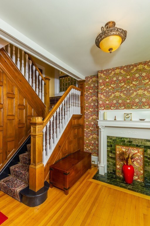 Large welcoming entry.