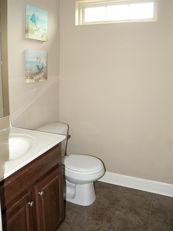 Main floor half bath.