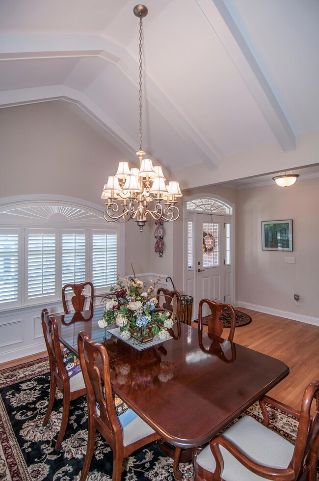 Vaulted Dining room